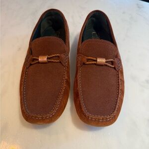 Ted Baker Brown Suede Leather Men's Loafers US 11